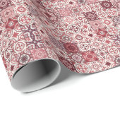 Mega prachtig Marokkaans patchwork patroon Cadeaupapier (Rol Hoek)