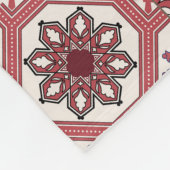 Mega prachtig Marokkaans patchwork patroon Fleece Deken (Hoek)