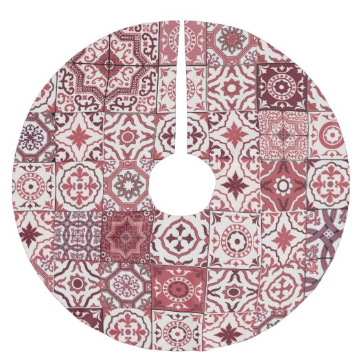 Mega prachtig Marokkaans patchwork patroon Kerstboom Rok (Voorkant)