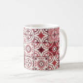 Mega prachtig Marokkaans patchwork patroon Koffiemok (Voorkant rechts)
