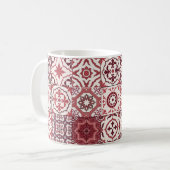 Mega prachtig Marokkaans patchwork patroon Koffiemok (Voorkant links)