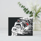 Mega Rage Briefkaart (Staand voorkant)