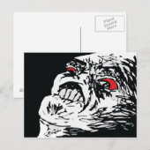 Mega Rage Briefkaart (Voorkant / Achterkant)