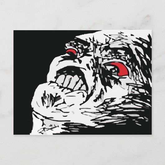 Mega Rage Briefkaart (Voorkant)