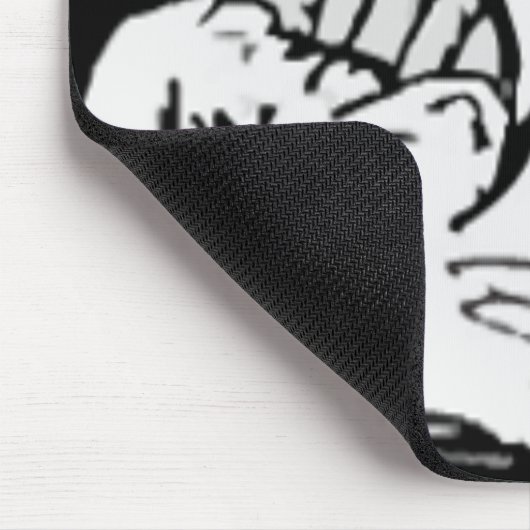 Mega rage komische kant muismat (Hoek)