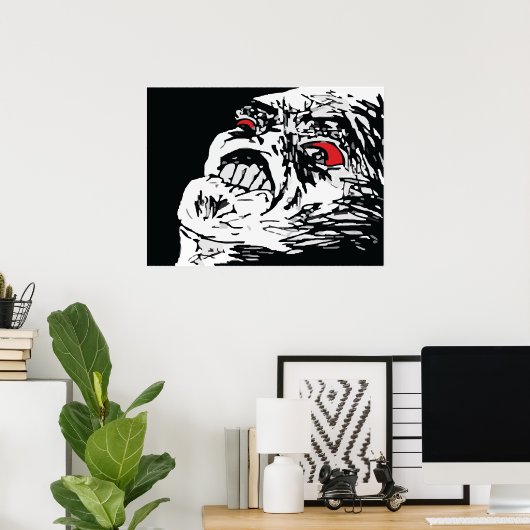 Mega Rage Poster (Thuiskantoor)