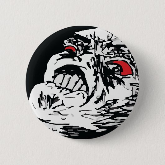 Mega Rage Ronde Button 5,7 Cm (Voorkant)