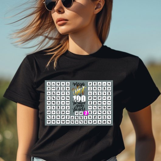 Mega reeks van 100 Positieve Citaten T-Shirt