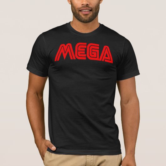 MEGA-Shirt (rood) T-shirt (Voorkant)