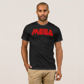 MEGA-Shirt (rood) T-shirt (Voorkant volledig)