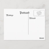 Mega Skis! Briefkaart (Achterkant)