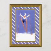 Mega Skis! Briefkaart (Voorkant)