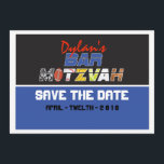 MEGA SPORTS Bar Bat Mitzvah sparen de Datum Save The Date<br><div class="desc">WELKOM!! Ik kan u persoonlijk helpen met uw bestelling! Alles is aanpasbaar!  Ik kan dit om het even welke kleur voor u uitnodigen. Enkel e-mailverzoeken naar Marlalove@hotmail.com</div>