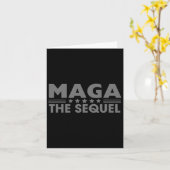 Mega The Sequel Trump 2024 winnaar tweede termijn Kaart (Gele Bloem)