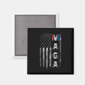Mega Trump 2024 Vs Vlag Amerikaans  Magneet (Voorkant / Achterkant)