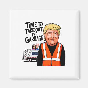 Mega Trump Garge Truck Tijd om de garage uit te sc Magneet