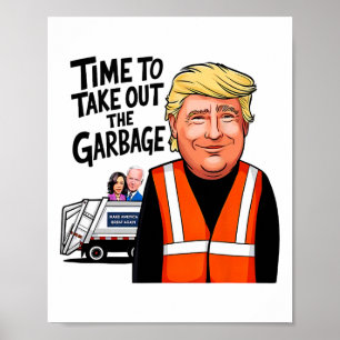 Mega Trump Garge Truck Tijd om de garage uit te sc Poster