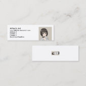 megaan, Atatlantic Art, www.attlantic.deviantart.. Mini Visitekaartje (Voorkant / Achterkant)