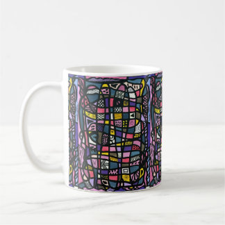 Megabunte Tasse "like Hundertwasser" Koffiemok