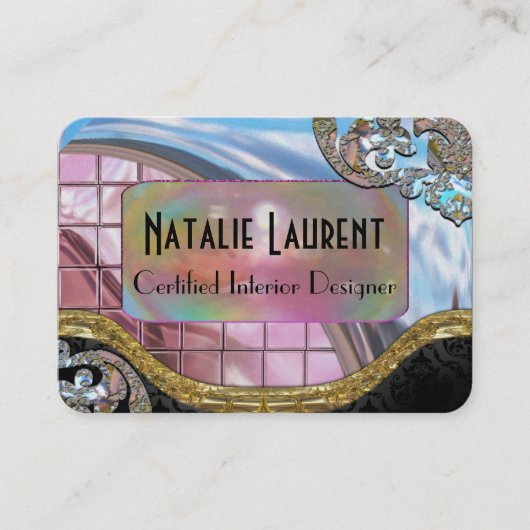 Megacoppa Pearl Professional 3,5 x 2,5 inch Visitekaartje (Voorkant)