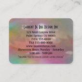 Megacoppa Pearl Professional 3,5 x 2,5 inch Visitekaartje (Achterkant)