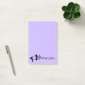 Megafone Attentie/Atencition Post-it® Notes (Kantoor)