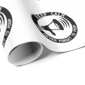 Megafone: Kalm houden en nooit vergeten Cadeaupapier (Rol Hoek)