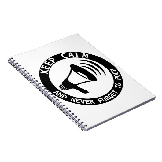 Megafone: Kalm houden en nooit vergeten Notitieboek (Rechterzijde)