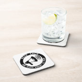 Megafone: Kalm houden en nooit vergeten Onderzetter (Rechterzijde)