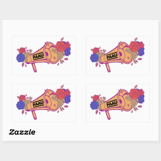 Megafone Logo (gewone) stickers (Vel)