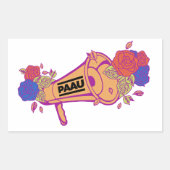 Megafone Logo (gewone) stickers (Voorkant)