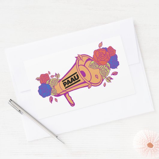 Megafone Logo (gewone) stickers (Envelop)