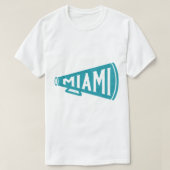 Megafone - Miami Dolphins (Blauwgroen Miami Wor) T-shirt (Design voorkant)