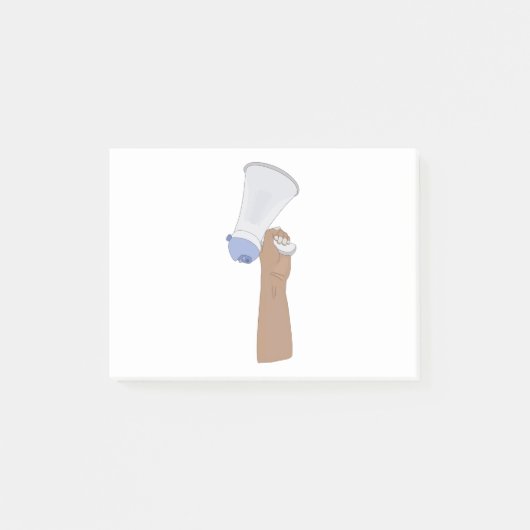 Megafone Post-it® Notes (Voorkant)