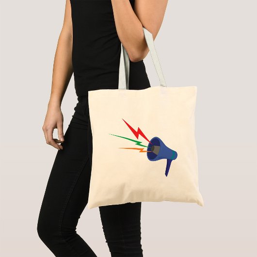 Megafone Sound Waves-Canvas tas