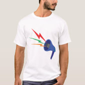 Megafone Sound Waves Mannen T-Shirt (Voorkant)
