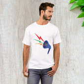 Megafone Sound Waves Mannen T-Shirt