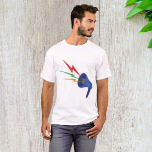 Megafone Sound Waves Mannen T-Shirt