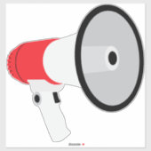Megafone Sticker (Vel)