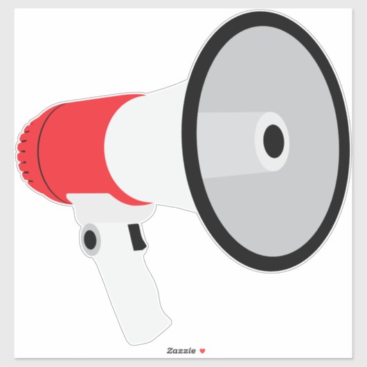 Megafone Sticker (Vel)