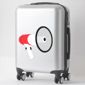 Megafone Sticker (Koffer)