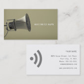 Megafone Visitekaartje (Voorkant / Achterkant)