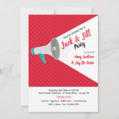 Megafonuitnodiging Kaart (Voorkant)