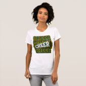 Megafoon Cheer Grappig Sport Cheerleader T-shirt (Voorkant volledig)