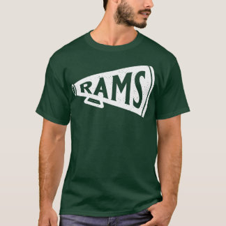 megafoon Los Angeles ramt wit rammen woord T-shirt