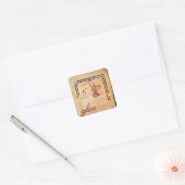 Megakles the Fair, 500 BC Vierkante Sticker (Envelop)