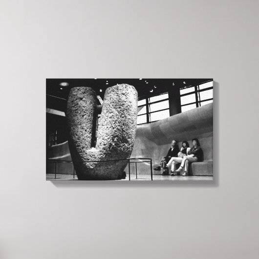 Megalith Musee du Quai Branly Paris Canvas Afdruk (Voorkant)