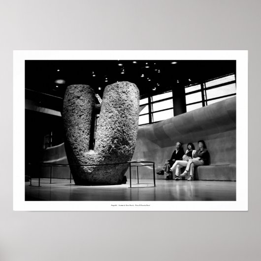 Megalith Musee du Quai Branly Paris Poster (Voorkant)