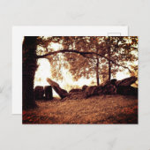 Megalithische dolmen in Bretagne Briefkaart (Voorkant / Achterkant)