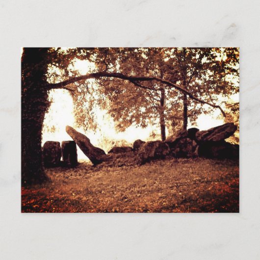 Megalithische dolmen in Bretagne Briefkaart (Voorkant)